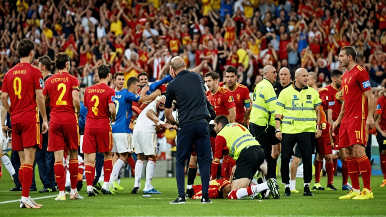 Alvaro Morata's Injury Scare During Dramatic Spain Celebrations in Euro 2024 Semi-Final