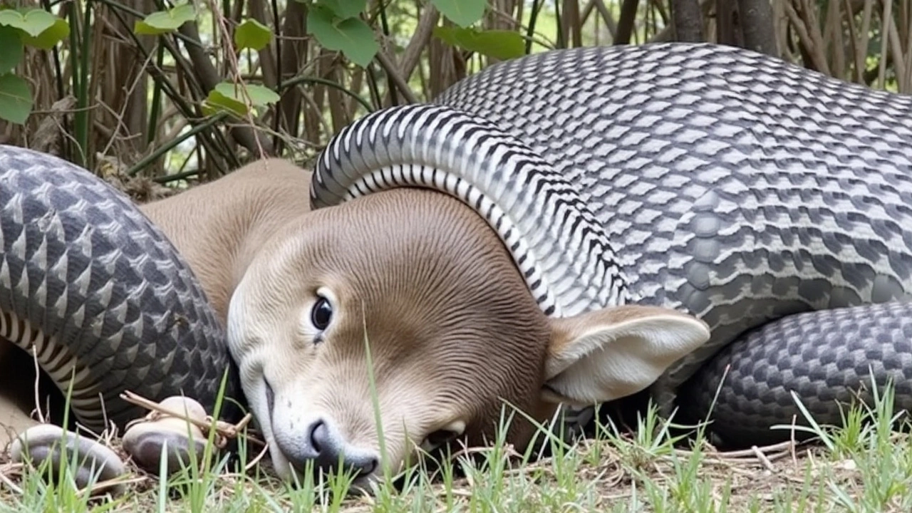 Incredible Wildlife Moment: Burmese Python Devours Full-Sized Deer in Everglades