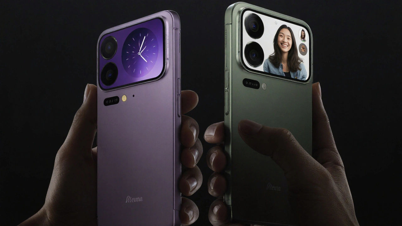 Display, battery, camera and software
